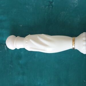 Avon Vintage Hand Holding Bottle Milk Glass Cologne Bottle
